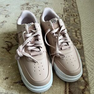 Nike Women's Blush Pink Air Force 1 Sneakers